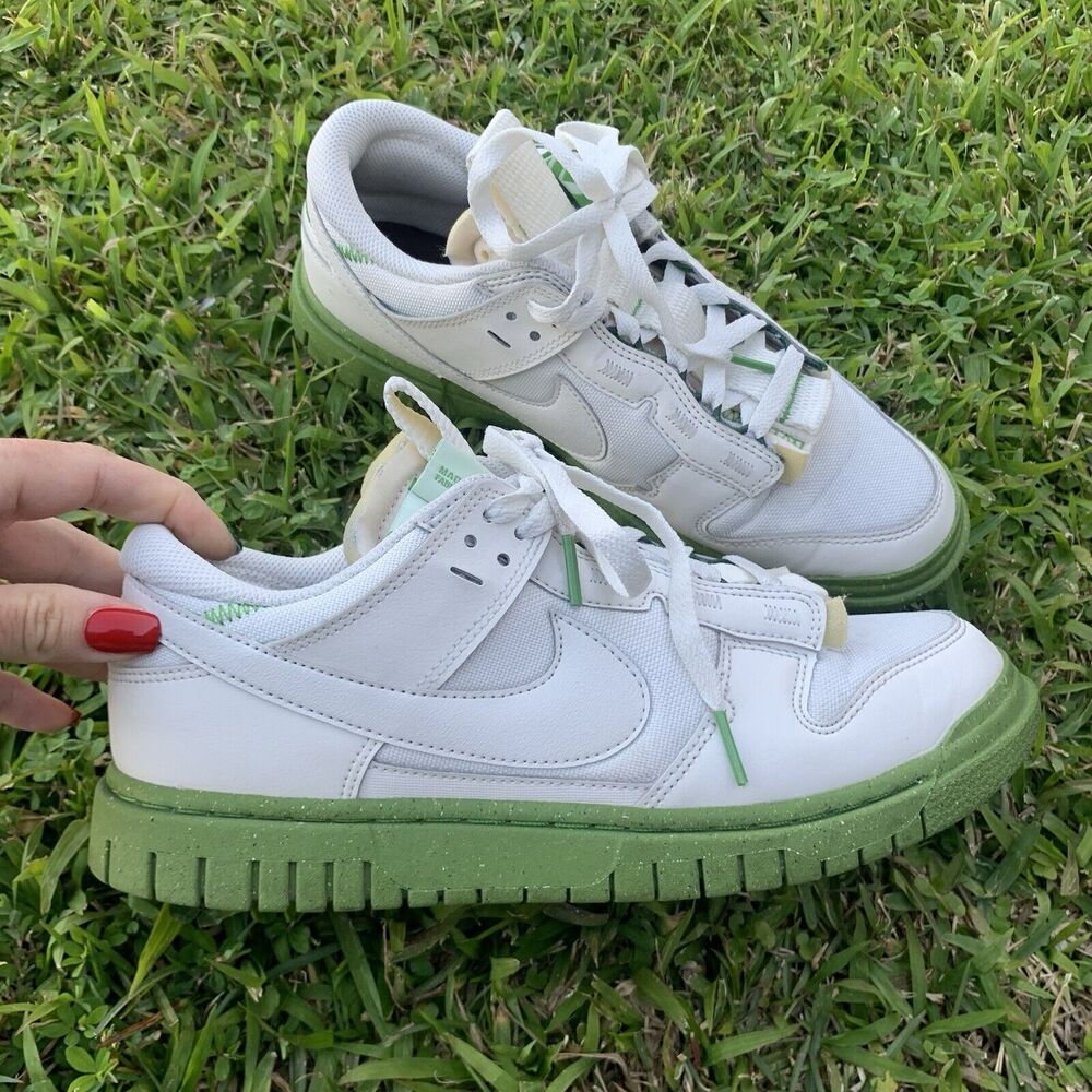 Nike Air Dunk Low Jumbo Phantom Chlorophyll Green Men Shoes Size 8.5 FJ4192-001
